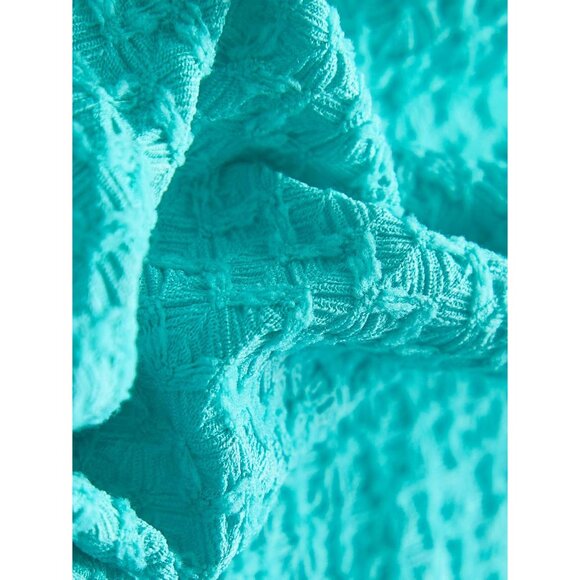 Women's Summer Maxi Dress Polyester Strapless High Split Beach Vacation Wear - Picture 5 of 5